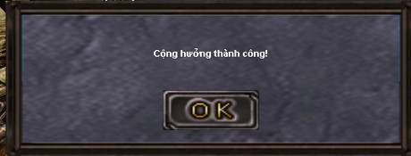 Thông báo Cộng hưởng thành công